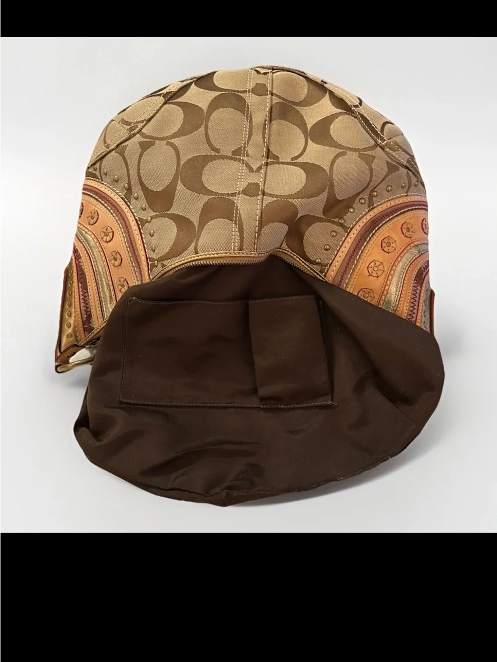 Coach Soho Hobo Bag and Wallet Set, Signature Canvas,Brass Studded Leather RARE